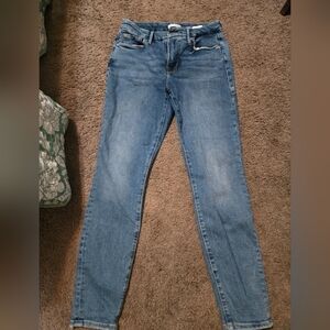 Good American Light Blue Skinny Jeans